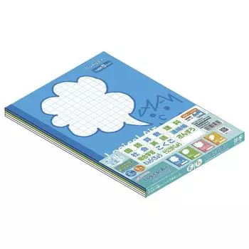 Nakabayashi Logical Air Lightweight Notebook by Purpose B5 Graph 5mm 5 Book Pack HB5-H504-5P