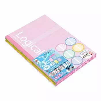 Nakabayashi Logical Air Note 5-Book Pack Semi-B5 A-lined Pale Tone Series No-B585A-5P
