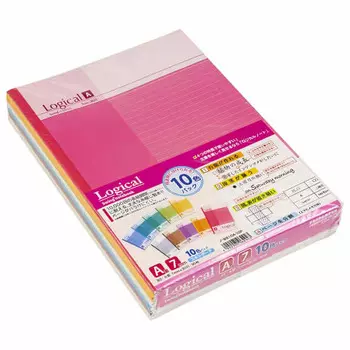 Nakabayashi Logical Note B5 A-линовка 10-книжная упаковка No-B510A-10P