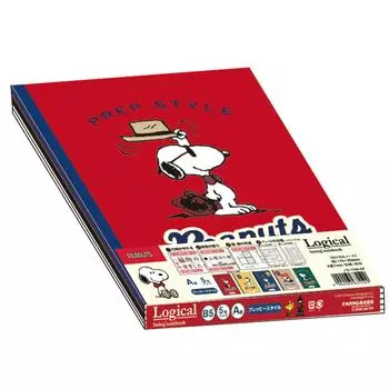 Nakabayashi Logical Note B5 pack Snoopy A-ruled 5-book S-110A-5P