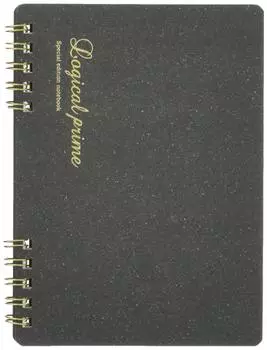 Nakabayashi Logical Prime Note W Ring Notebook A6 65816 Grid/6mm