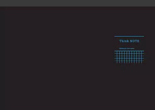 Nakabayashi Masashi Takahashi x Nakabayashi Logical Think Note A4 Черный Синий RP-A402DB