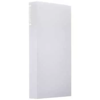 Nakabayashi Pocket Album, Super Transparent, 3 Tiers, Holds 312 L Size, White CTPL-300-W