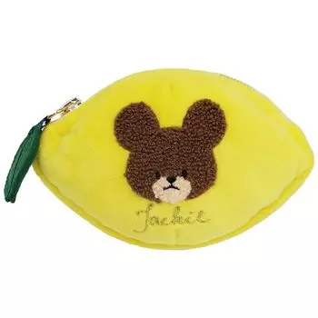 Nakajima Corporation Bear School Lemon Pouch 196712-24
