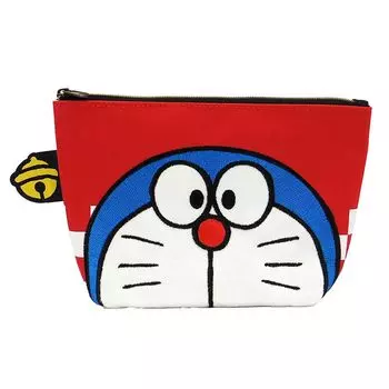 Nakajima Corporation Doraemon Happy Face Pouch красный 198372-24