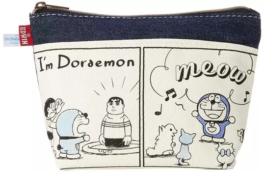 Nakajima Corporation EDWIN Doraemon Cosmetic Pouch 159229-21