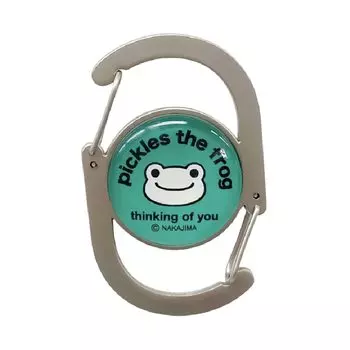 Nakajima Corporation Frog Pickles always smile W Carabiner Green 184030-23