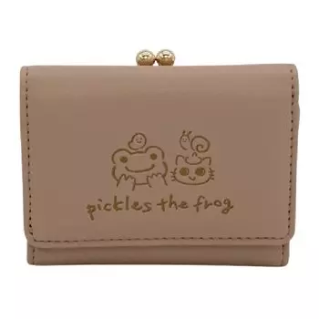 Nakajima Corporation Frog Pickles Folding Wallet Brown 177711-22