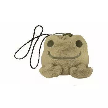 Nakajima Corporation Frog Pickles Moko Face Drawstring Sacoche 202963-24 В18Ш20Г14см
