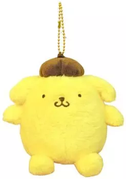 Nakajima Corporation Howahowa Pompompurin MC желтый плюшевый талисман брелок с шариковой цепочкой В12xШ14xГ8.5см 143167-20