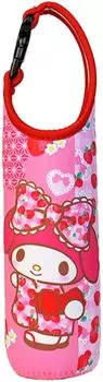 Nakajima Corporation Japanese Pattern PET Bottle Cover 600 My Melody 191779-24