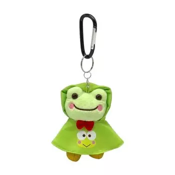 Nakajima Corporation Kerokero Keroppi x Pickles Rain Poncho Pickles Carabiner Mascot 196477-24