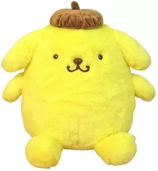 Nakajima Corporation Мягкая игрушка Пушистый Помпомпурин Средний Желтый H30xШ34.5xГ30см Sanrio Пудинг Подарок 143143-20
