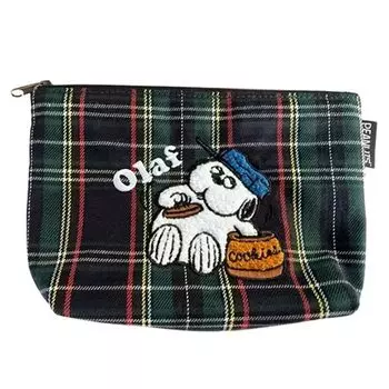 Nakajima Corporation Olaf Check Cosmetic Pouch 200617-24