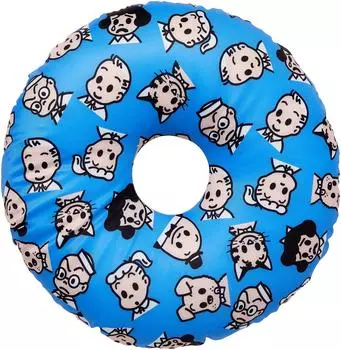 Nakajima Corporation Osamu Goods Enza Подушка для лица с узором Allover, синяя 157430-21