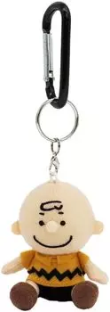 Nakajima Corporation Peanuts Carabiner Mascot Charlie Brown Sitting 183767-23