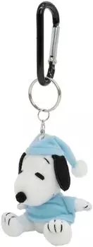 Nakajima Corporation Peanuts Carabiner Mascot Snoopy Пижама Сидящая 183750-23