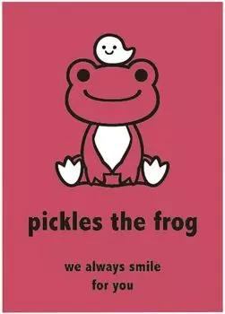 Nakajima Corporation Pickled Frog Postcard Sitting Red x x 194992-24 Size H14.8 W10.5 D0.1cm