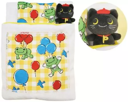 Nakajima Corporation Pickles Frog Futon Ball Pattern Желтый 184788-23