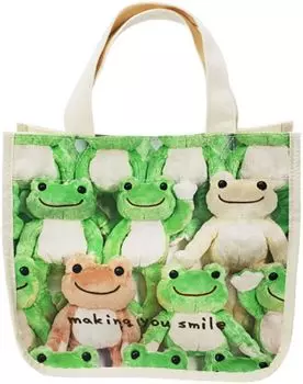 Nakajima Corporation Pickles Sewn Photo Miscellaneous Goods Mini Tote with Gusset 192561-24