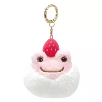 Nakajima Corporation Pickles the Frog Retro Cafe Mascot Strawberry Daifuku H8 x W8 x D6cm 211033-25