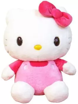 Nakajima Corporation Пушистая Hello Kitty L розовая 44 см x x 26 см Sanrio Hello Kitty мягкая игрушка 36,5 см 143013-20