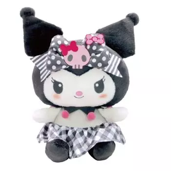 Nakajima Corporation Sanrio Characters Pink Black Party Kuromi плюшевая игрушка M H32 xx D15cm 205223-25 W26.5