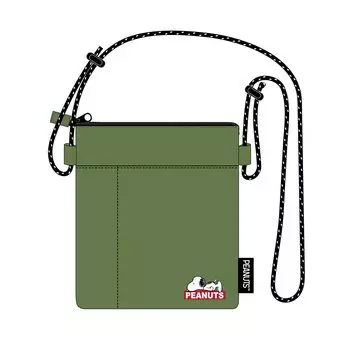 Nakajima Corporation W Pocket Shoulder Snoopy Nesoberi Khaki 165046-21