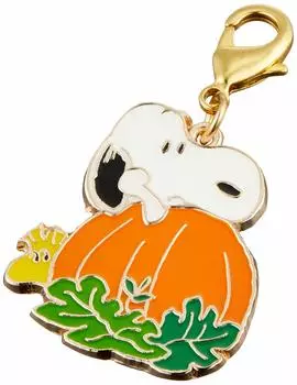 Nakajimacorp PEANUTS Chamcolle SN Хэллоуин Тыквенное поле Оранжевый H3см xx PEANUTS W2.6см D0.3см 135346-19
