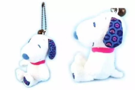 Nakajimacorp PEANUTS Snoopy Mascot Shochikubai MC с цепочкой из шариков H11 xx D5 Синий/Белый W5.5 (см ) 142603-20