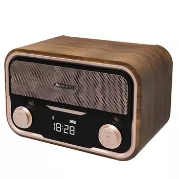 Nakamichi Nakamichi Sound Speaker Bluetooth Выход 10 Вт Музыка 5 часов Деревянный дизайн SOUNDBOX LITE [Bluetooth 5.0] Динамик/Беспроводной динамик/Двойной драйвер/FM