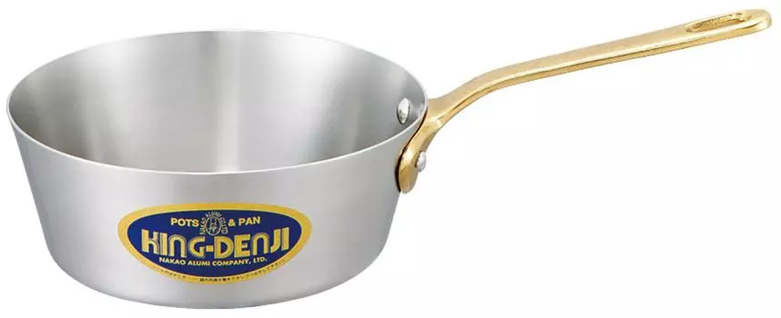 Nakao Aluminum Manufacturing EBM Kingdenji Tapered Saute Pan 24cm