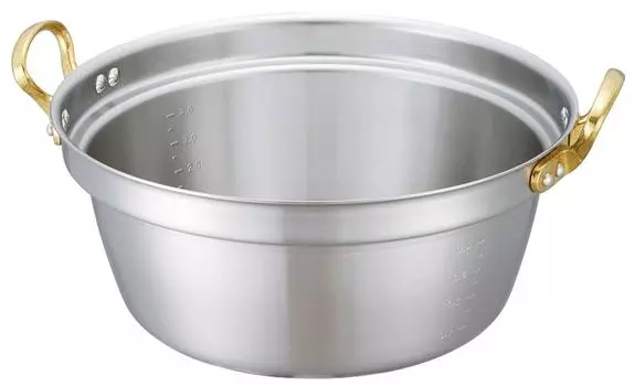 Nakao Aluminum Manufacturing King Denji Cooking Pot 30cm (with scale)
