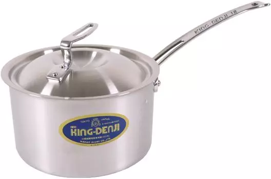 Nakao Aluminum Manufacturing New King Denji Глубокая кастрюля 18 см Одноручная (с масштабом)