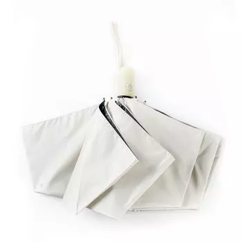 NAKASHIN складной полный УФ-тепло 8 ветрозащитный автоматический открывающийся и для солнечной и дождливой погоды супер диаметр воды легкий чехол для хранения день и день слоновая кость