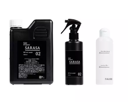 NAKASHO Sarasa Hair Mist, большой объем 1 л, лосьон для волос, который можно использовать в одном флаконе для вьющихся волос и кожи, сменный блок спрея с экстрактом моря