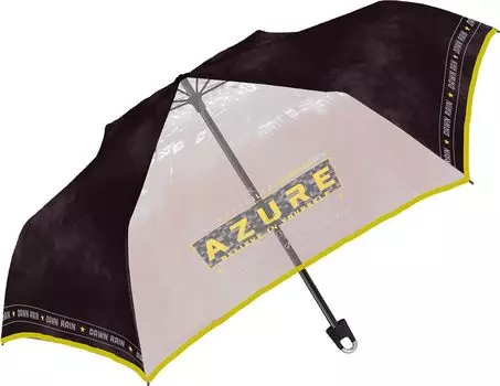 Зонт складной Nakatani Cool Tie Dye Black Rib 50 см Карабин Ручной Прозрачный Окно Sheil&Sheil Детский [514-042] Размер для открывания рукой чёрный