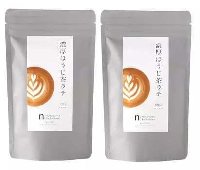 Nakayama Kisshoen Rich Hojicha Latte 150 г x 2 пакетика Чай Ямэ с измельченным чесноком Умеренно сладкий