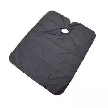 Накидка для стрижки волос, черная, водонепроницаемая, дышащая, регулируемая, для укладки волос, для парикмахерской, салона красоты