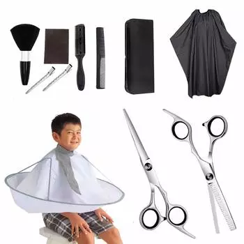 Накидка для стрижки волос для использования в для взрослых и дома легкая стрижка дома A-KG дом, дети, стрижка, стрижка, (задавать)