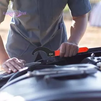 Накидные ключи для койловеров, 6 шт., нержавеющие, регулировка амортизаторов, C-образный гаечный ключ, инструменты для крючковых ключей 6pcs