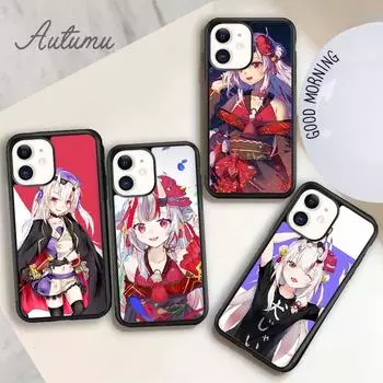 Чехол для телефона Nakiri Ayame hololive girl для iPhone 11 12 13 14 Pro Max mini XR XS SE 2020 6S 7 8 Plus Samsung Galaxy S21 S22 iPhone 6plus