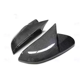 Накладка бокового зеркала заднего вида, подходит для honda civic 10-го поколения 201620172018, имитация карбонового волокна