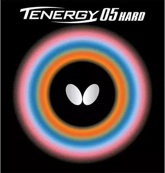 Накладка Butterfly для настольного тенниса Tenergy 05 Hard 06030 Black Extra Thick чёрный