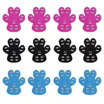 Накладка для лап собаки, чтобы они не скользили по гладкому полу(3 комплекта 12 накладок-XL)