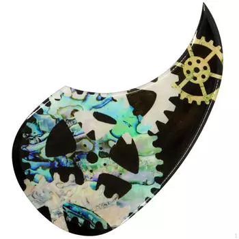 Накладка для народной акустической гитары, самоклеящаяся накладка, музыкальный инструмент для