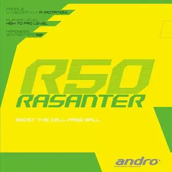 Накладка для настольного тенниса andro Lasanter R50 Series 1 Rotation 112289 Black ULTRA MAX Нет. (BK)