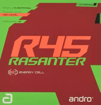 Накладка для настольного тенниса andro Lazanter R45 Back Soft UM Tension Black ULTRA 110021093 чёрный