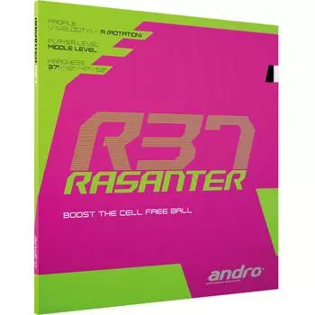Накладка для настольного тенниса andro Lazanter R37 Comfortable Hitting Feel 112286 Black 2 (BK)