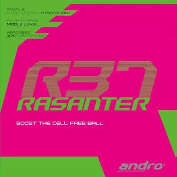 Накладка для настольного тенниса andro Lazanter R37 Comfortable Hitting Feel 112286 AKA ULTRA MAX (РД)